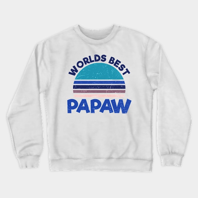 Papaw Shirt | Vintage Retro Sunset Gift Crewneck Sweatshirt by Gawkclothing